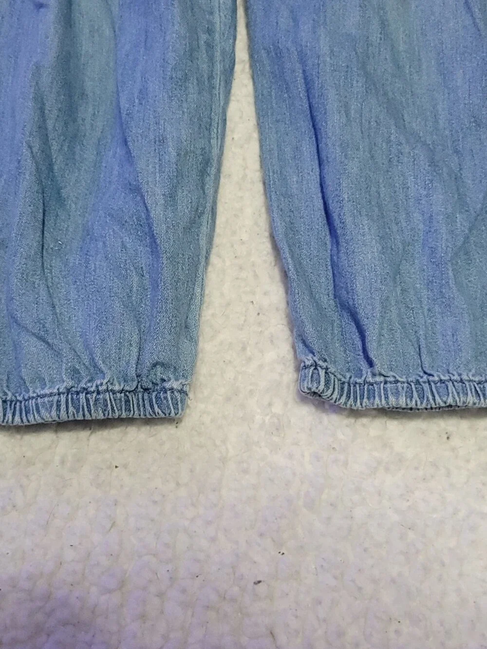 GAP Light Blue Denim-Style Girls' One-Piece Jumpsuit